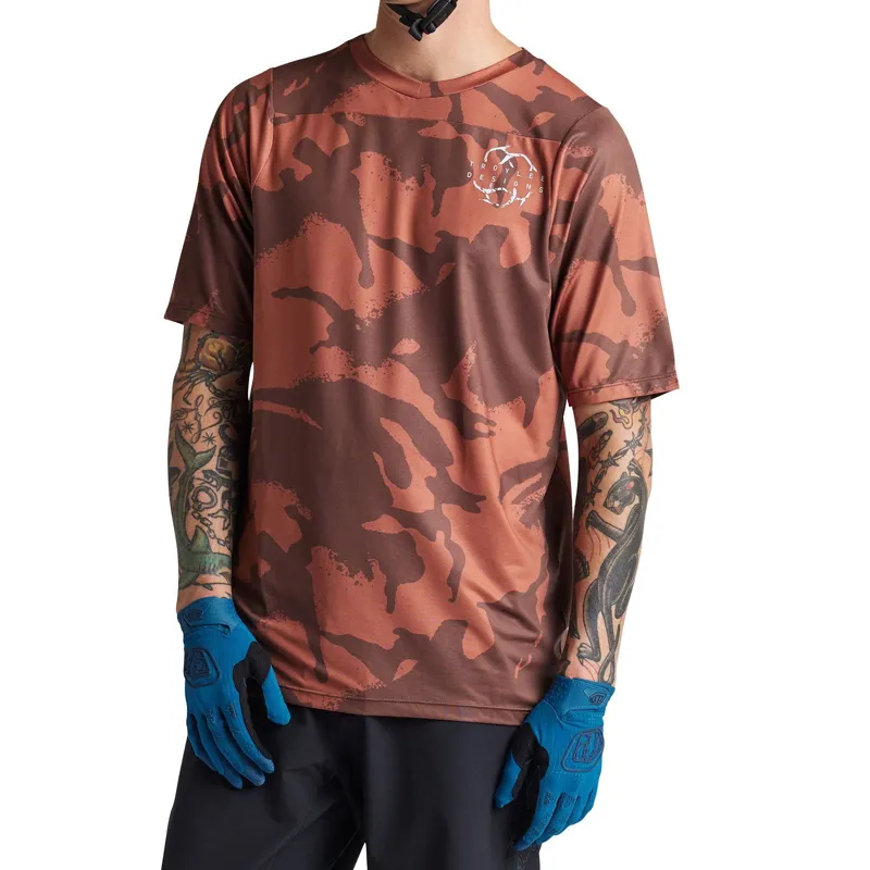 Troy Lee Designs Skyline SS MTB Jersey Shadow Camo Brick-6
