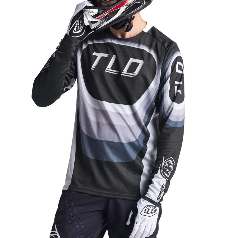 Troy Lee Designs Sprint LS Mountain Bike Jersey Reverb Black-3