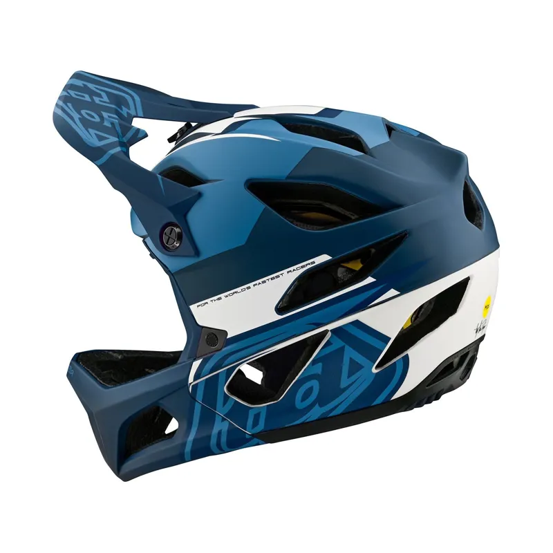Troy Lee Designs Stage MIPS Full Face Helmet Vector Blue-2