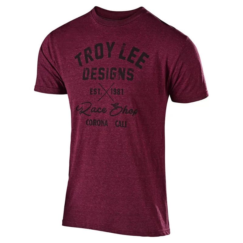 Troy Lee Designs Flowline SS Tech Tee Shirt Sangria
