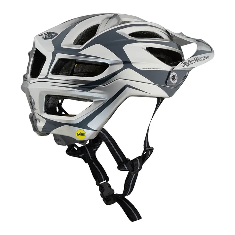 Troy Lee Designs A2 Mips Helmet Dropout Silver-1