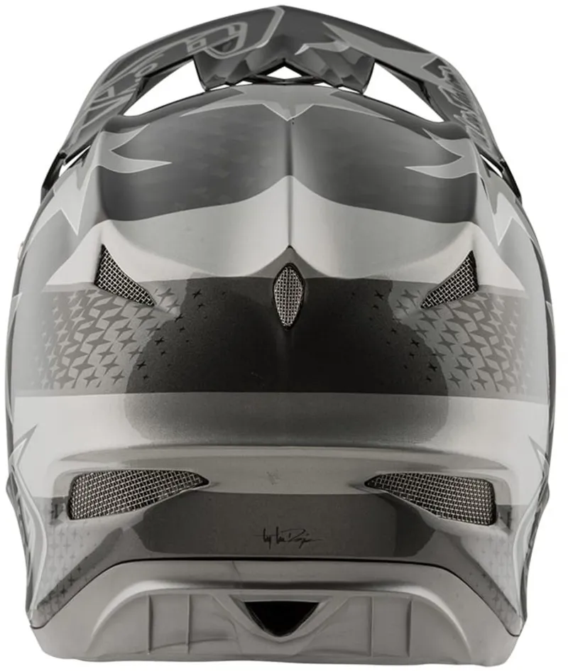 Troy Lee Designs D3 Carbon Mips Full Face Helmet Freedom Black/Grey-2