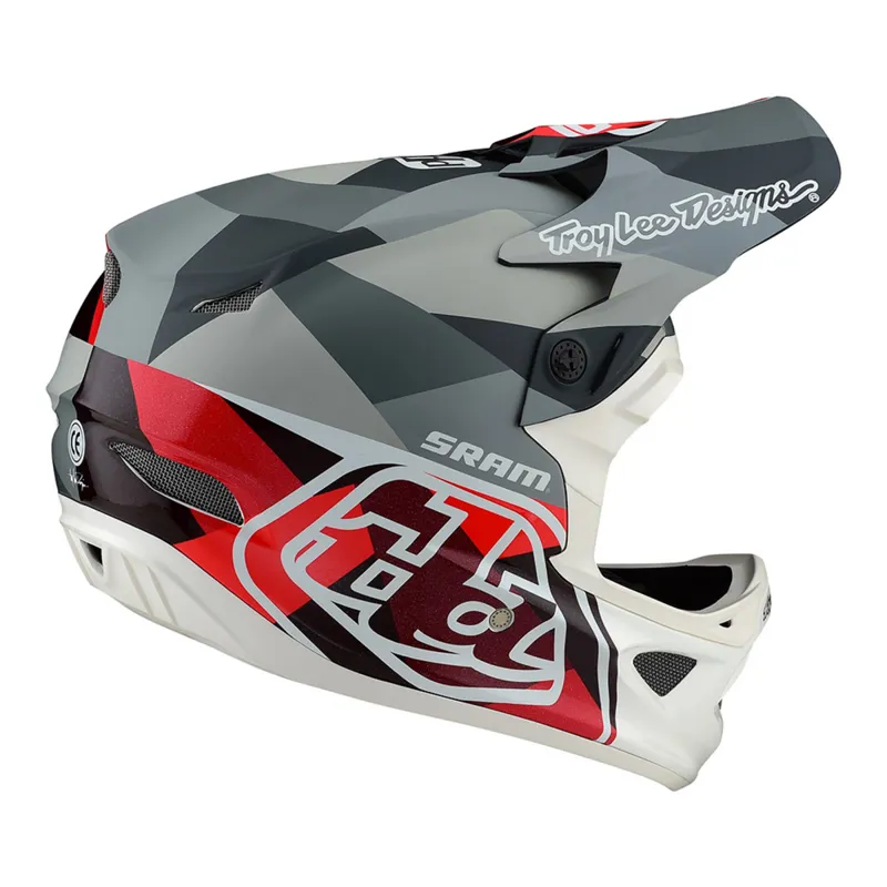 Troy Lee Designs D3 Carbon Mips Full Face Helmet LTD Edition Sram Red-1