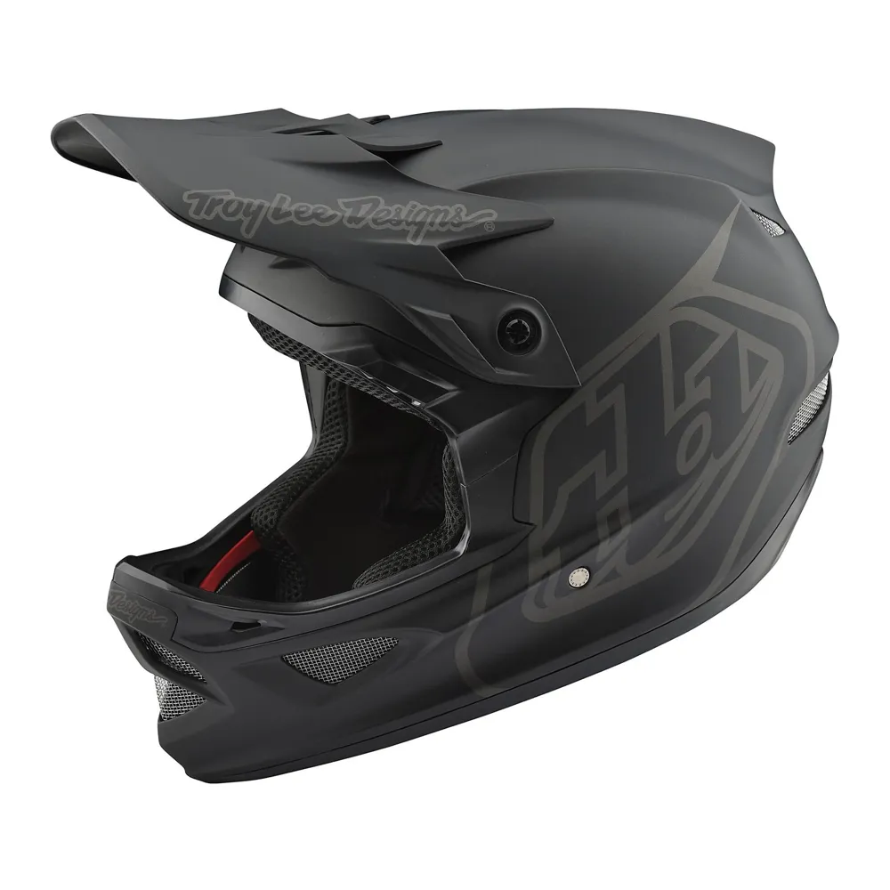 Image of Troy Lee Designs D3 Fiberlite Full Face MTB Helmet Mono Black