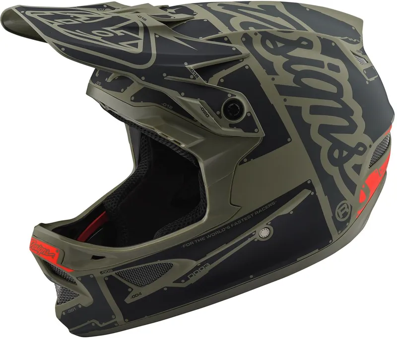 Troy Lee Designs D3 Fiberlite Full Face Helmet Factory Trooper