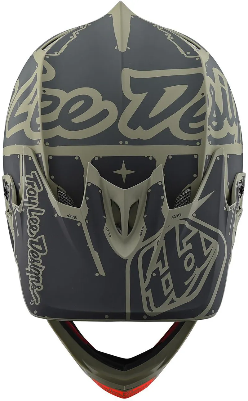 Troy Lee Designs D3 Fiberlite Full Face Helmet Factory Trooper-3