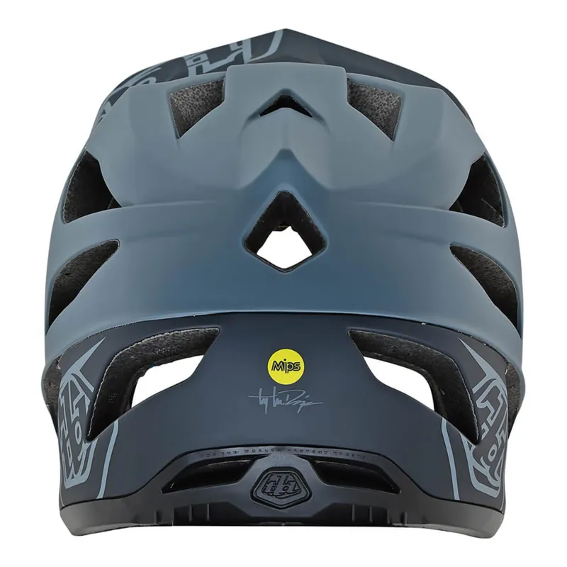 Troy Lee Designs Stage Mips Full Face Helmet Stealth Grey-1