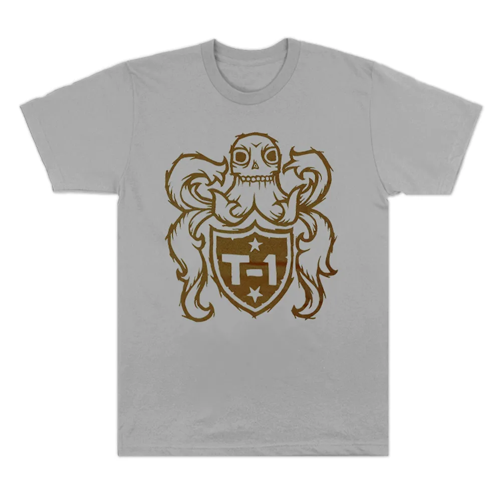 Image of Terrible One Crest SS T-Shirt Grey