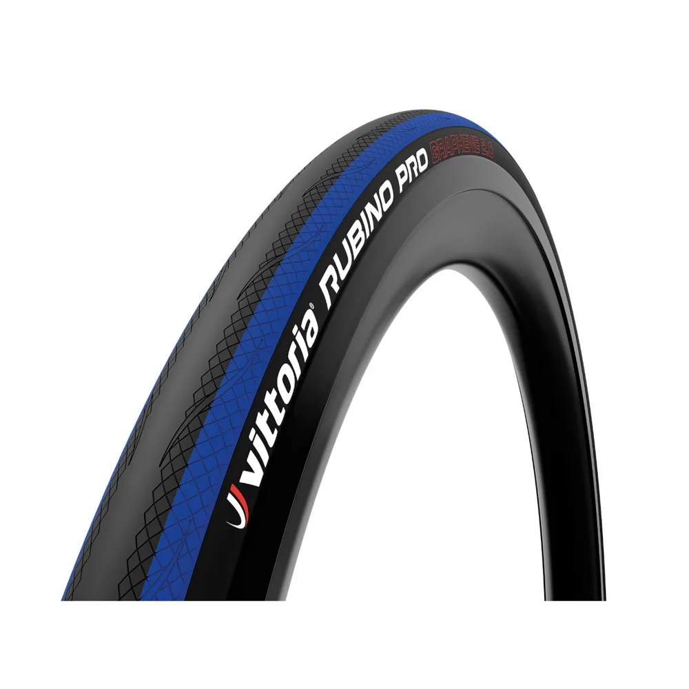 Vittoria Vittoria Rubino Pro IV G2.0 Folding Clincher 700x25c Road Tyre Black/Blue