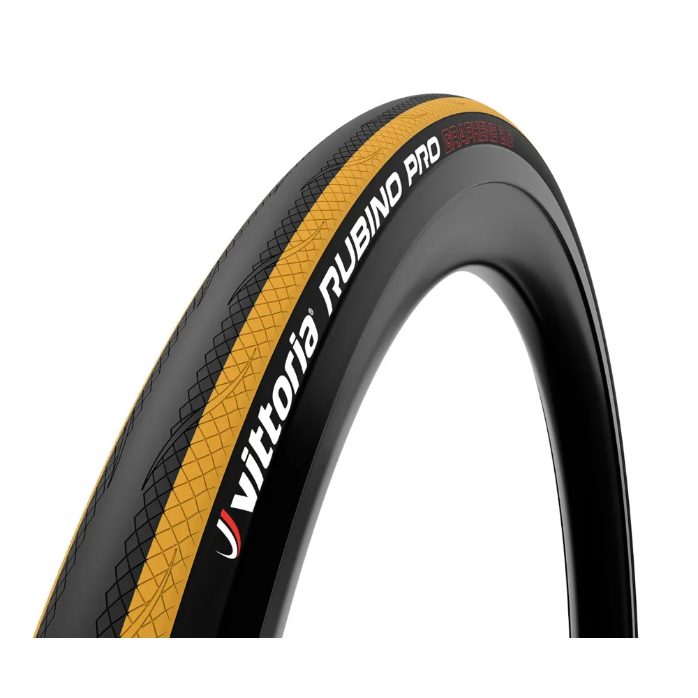 Vittoria Vittoria Rubino Pro IV G2.0 Folding Clincher 700x25c Road Tyre Black/Yellow