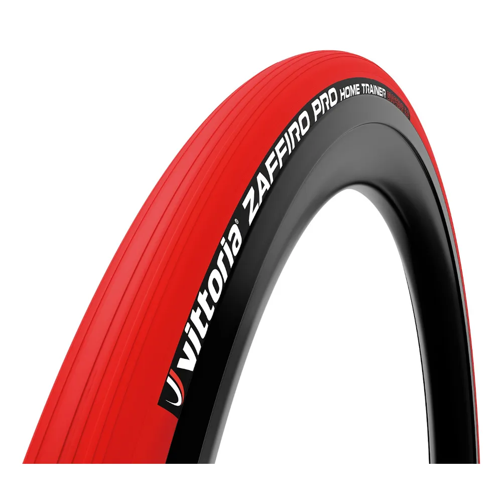 Image of Vittoria Zaffiro Pro Home Trainer Folding Clincher 29x1.35in Training Tyre Red