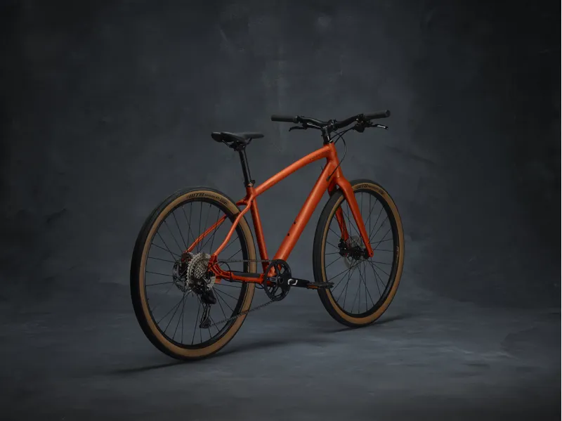 Whyte Victoria V2 Hybrid Bike 2021 Matt Burnt Orange with Earth/Grey-1