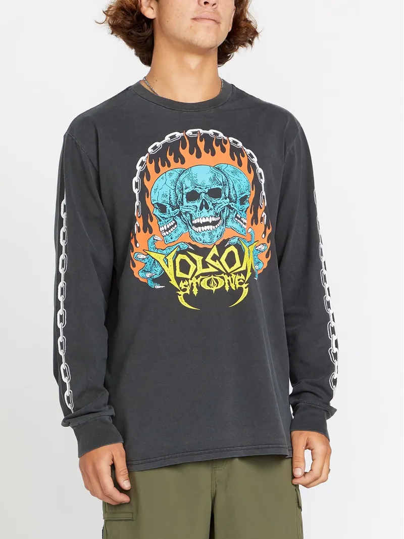 Volcom Hot Headed LS Tee Stealth-2