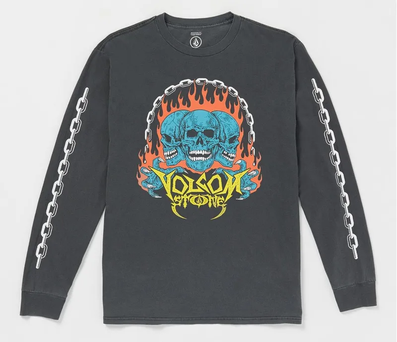 Volcom Hot Headed LS Tee Stealth