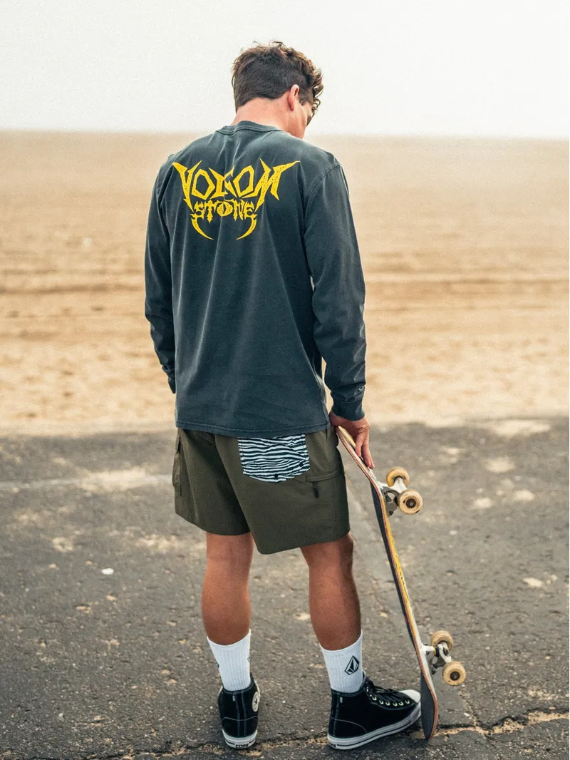 Volcom Hot Headed LS Tee Stealth-5