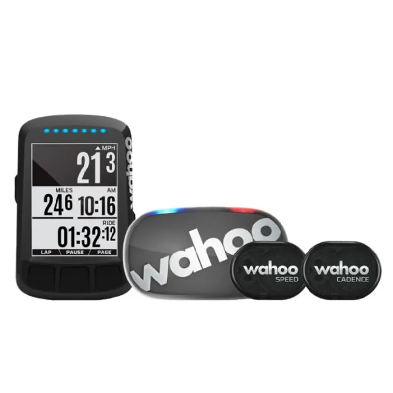 Wahoo ELEMNT BOLT GPS Computer Bundle Stealth