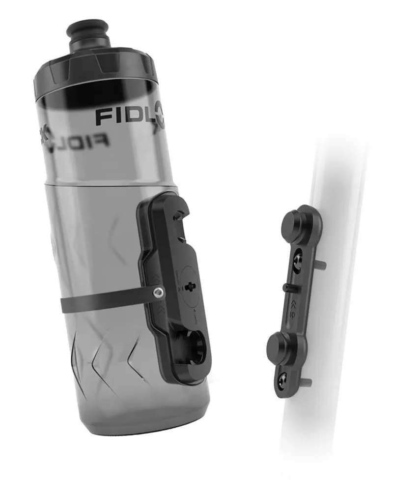 Fidlock TWIST Bottle with Connector Mount 600ml Transparent Black
