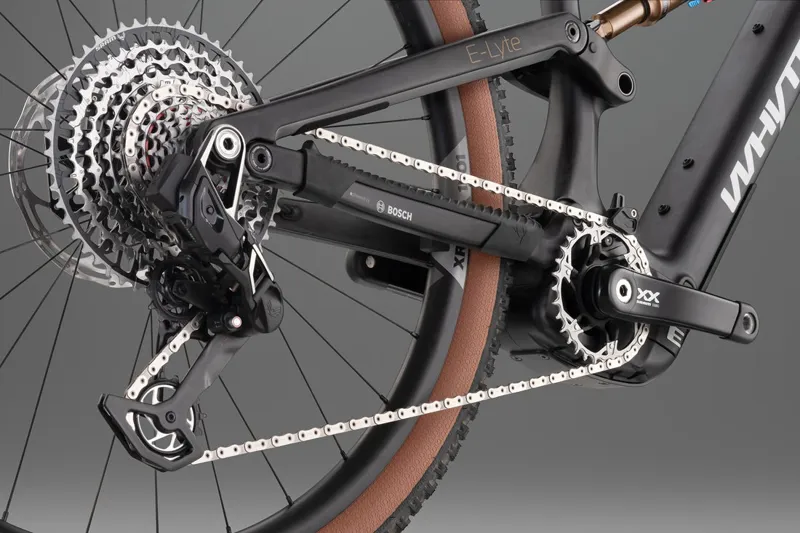 Whyte E-Lyte 140 Works Electric Bike 2024 Matt UD Carbon/Gloss Black-3