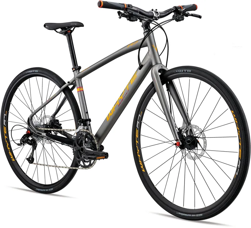 Whyte Pimlico Hybrid Bike 2018 Grey/Orange-2