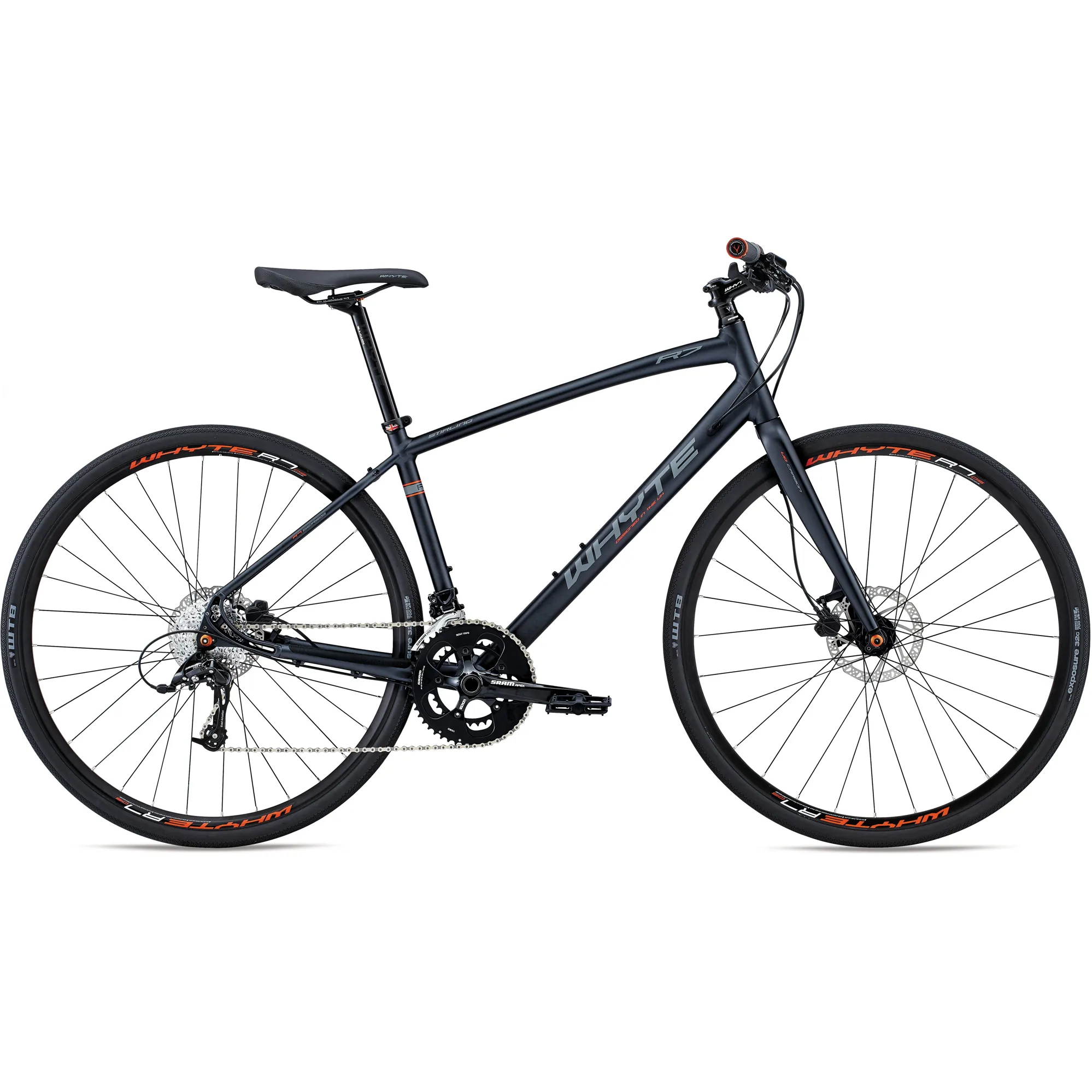 Whyte Stirling Hybrid Bike 2018 Grey/Orange Whyte Stirling Hybrid Bike 2018 Grey/Orange
