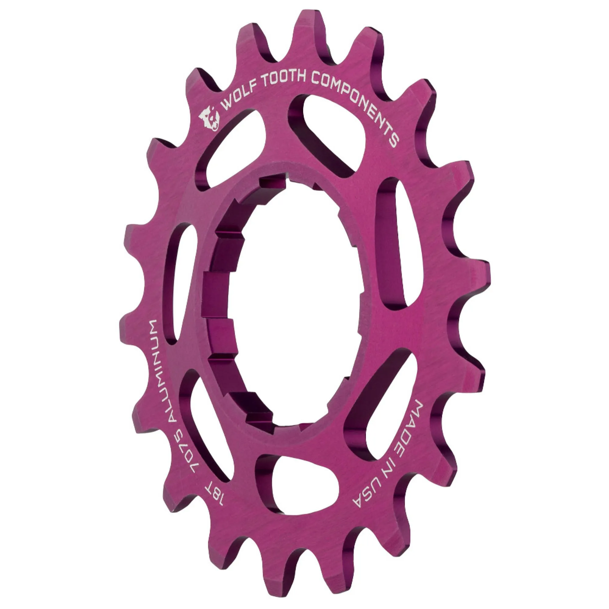 Wolf Tooth Aluminium Single Speed Cog Purple
