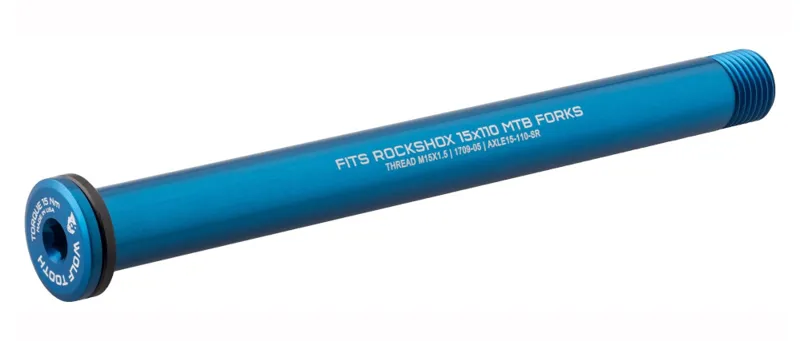 Wolf Tooth Axle for RockShox and Fat Forks Blue-1