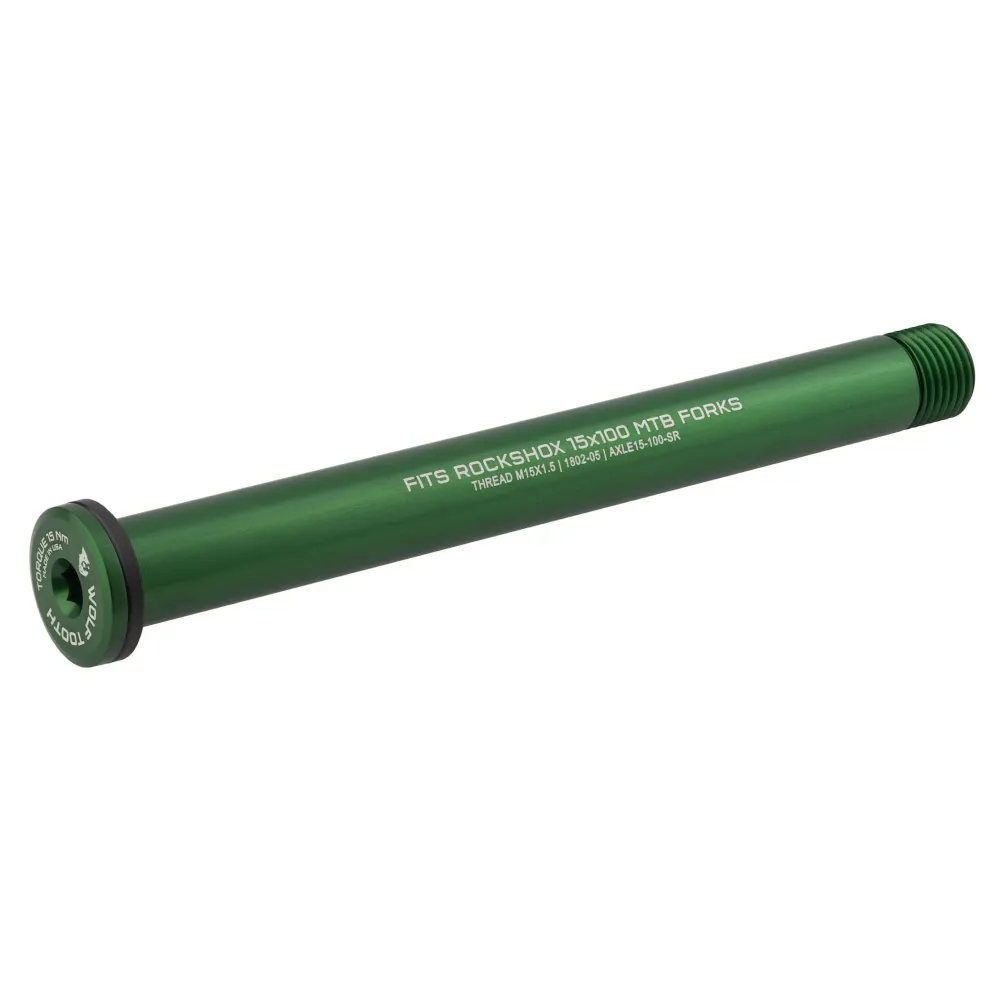 Wolf Tooth Wolf Tooth Axle for RockShox and Fat Forks Green