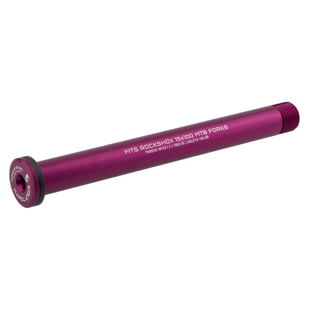 Wolf Tooth Wolf Tooth Axle for RockShox and Fat Forks Purple