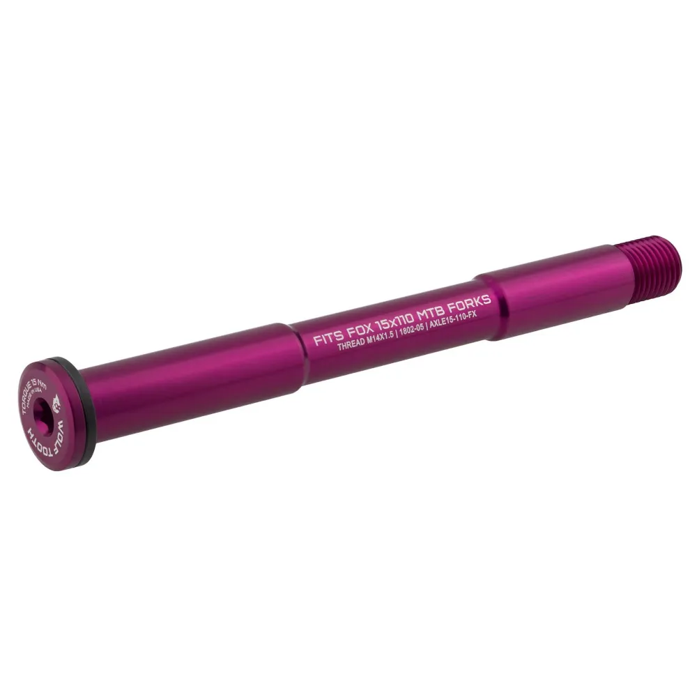 Wolf Tooth Wolf Tooth Axle for Fox Mountain Forks 110mm Purple