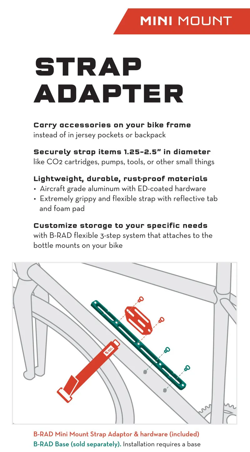 Wolf Tooth B-RAD Mini Strap and Accessory Mount-3