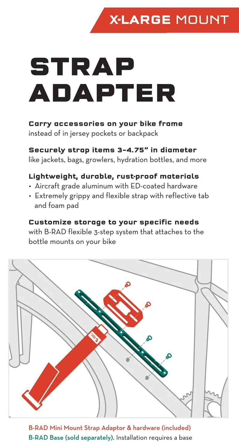 Wolf Tooth B-RAD XL Strap and Accessory Mount-3