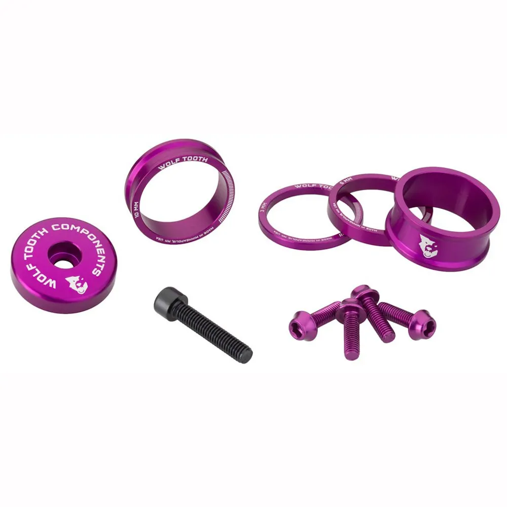 Wolf Tooth Wolf Tooth Anodized Bling Kit Purple