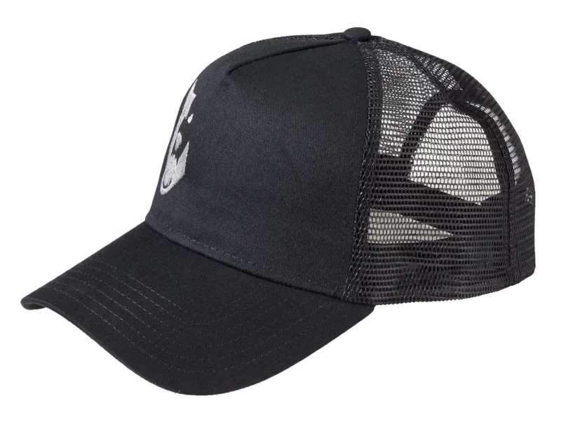 Wolf Tooth Logo Trucker Hat Black-1