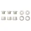 Wolf Tooth Chainring Bolts For 1X Set of 5 Silver