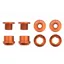 Wolf Tooth Chainring Bolts For 1X Set of 4 Orange