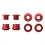 Wolf Tooth Chainring Bolts For 1X Set of 4 Red