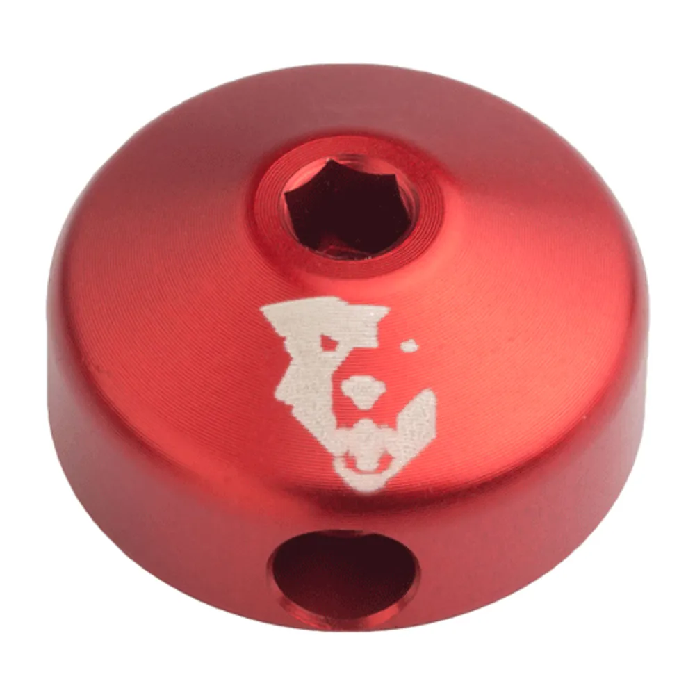 Wolf Tooth Wolf Tooth Low Profile Shock Rebound Knobs Red