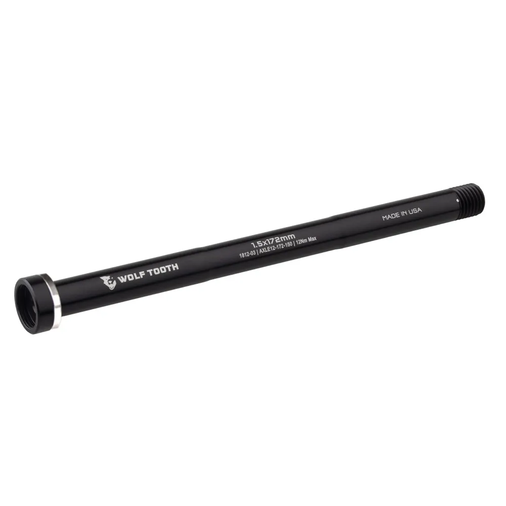 Image of Wolf Tooth Wolf Axle For 12mm Rear Thru Axle Black