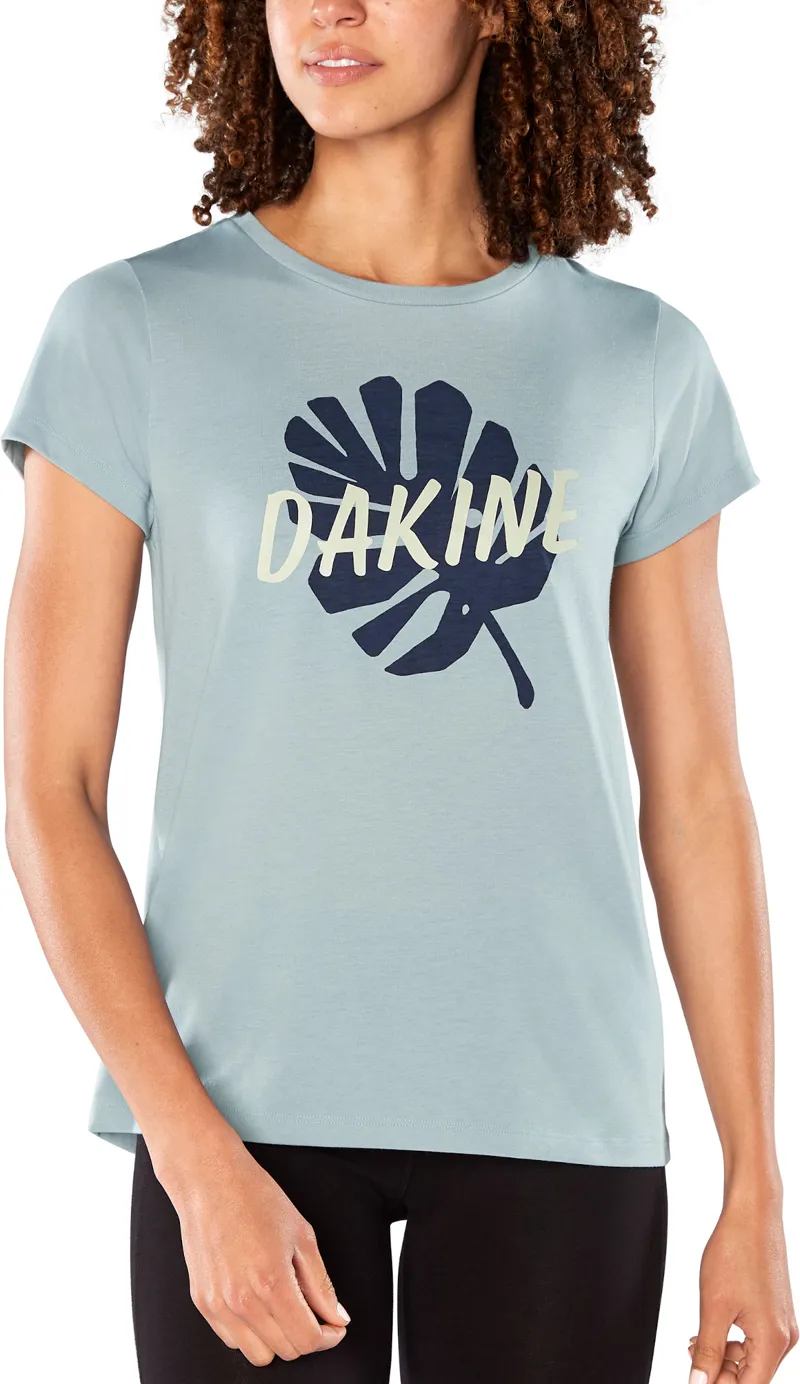 Dakine Abstract Palm Womens SS Tech Tee Lead-3
