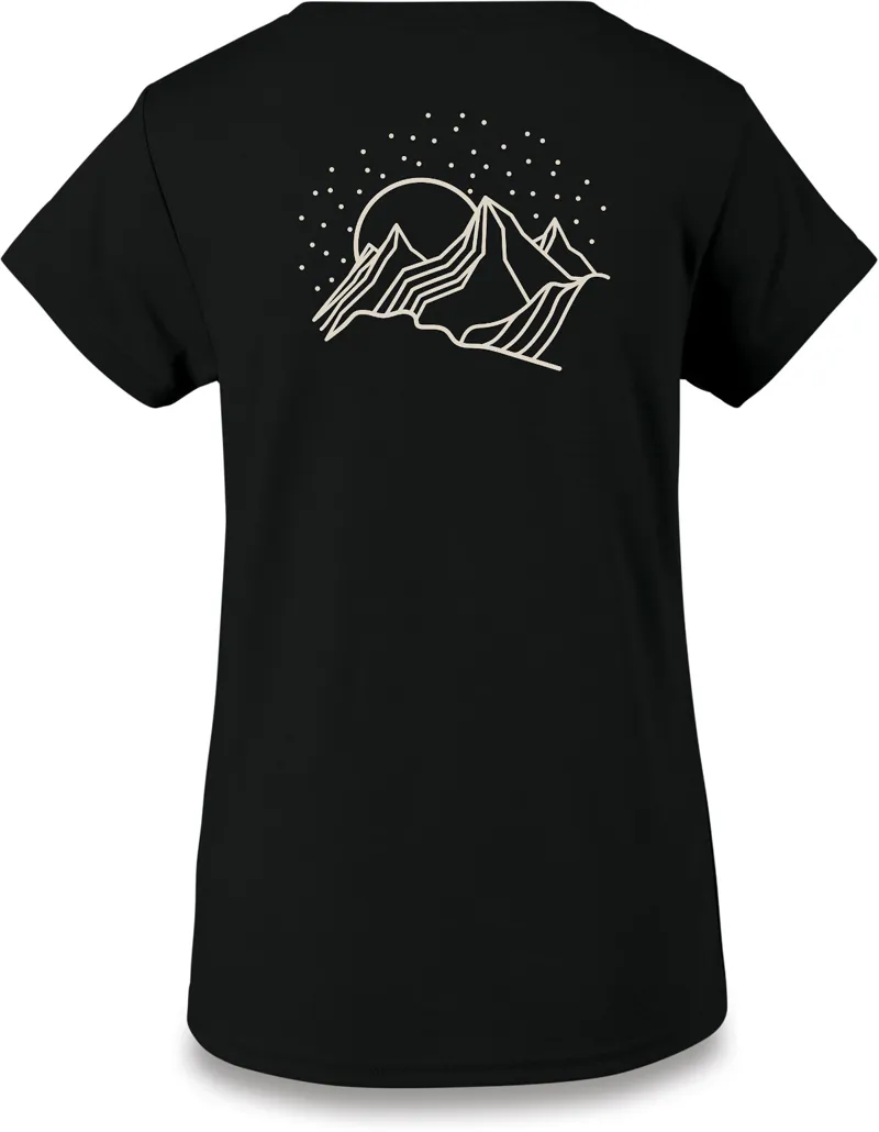 Dakine Mountain Stars Womens SS Tech Tee Black-1