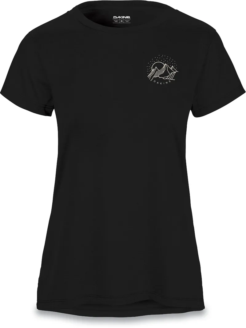 Dakine Mountain Stars Womens SS Tech Tee Black
