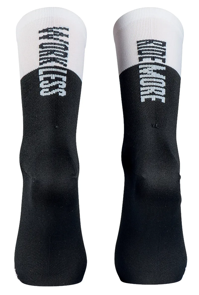 Northwave Work Less Ride More Socks Black/White-1