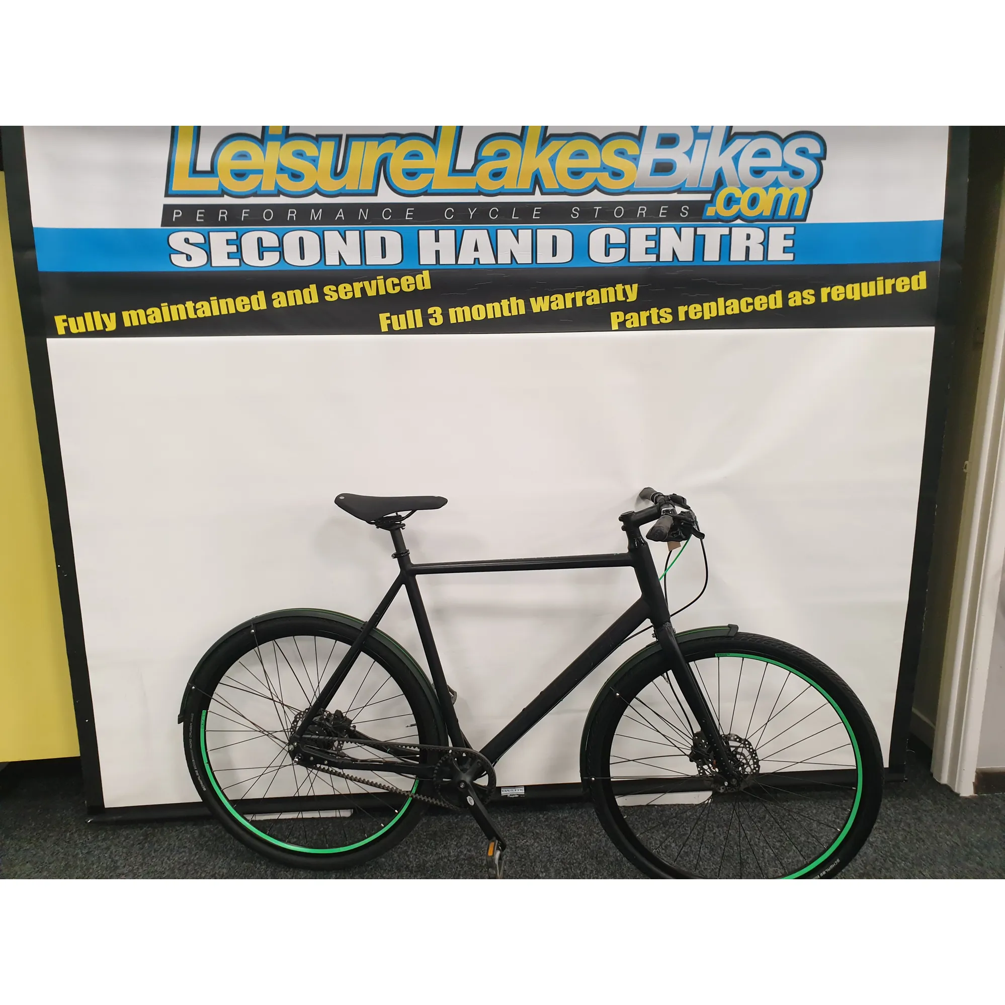 Second Hand Cube Hyde Pro 62cm 2019 Black/Green - Main Image