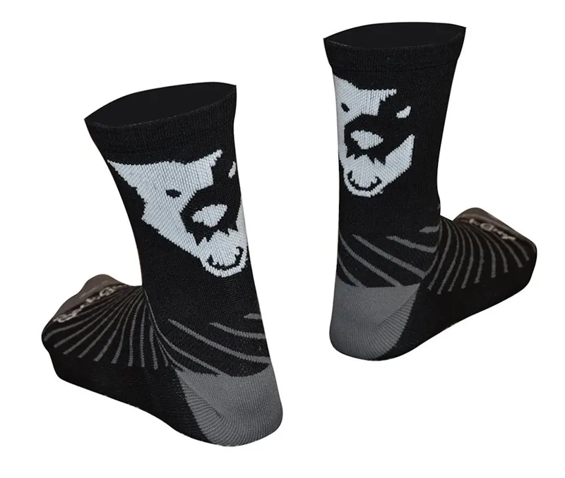 Wolf Tooth Sock Guy Synthetic Socks Black/White-1