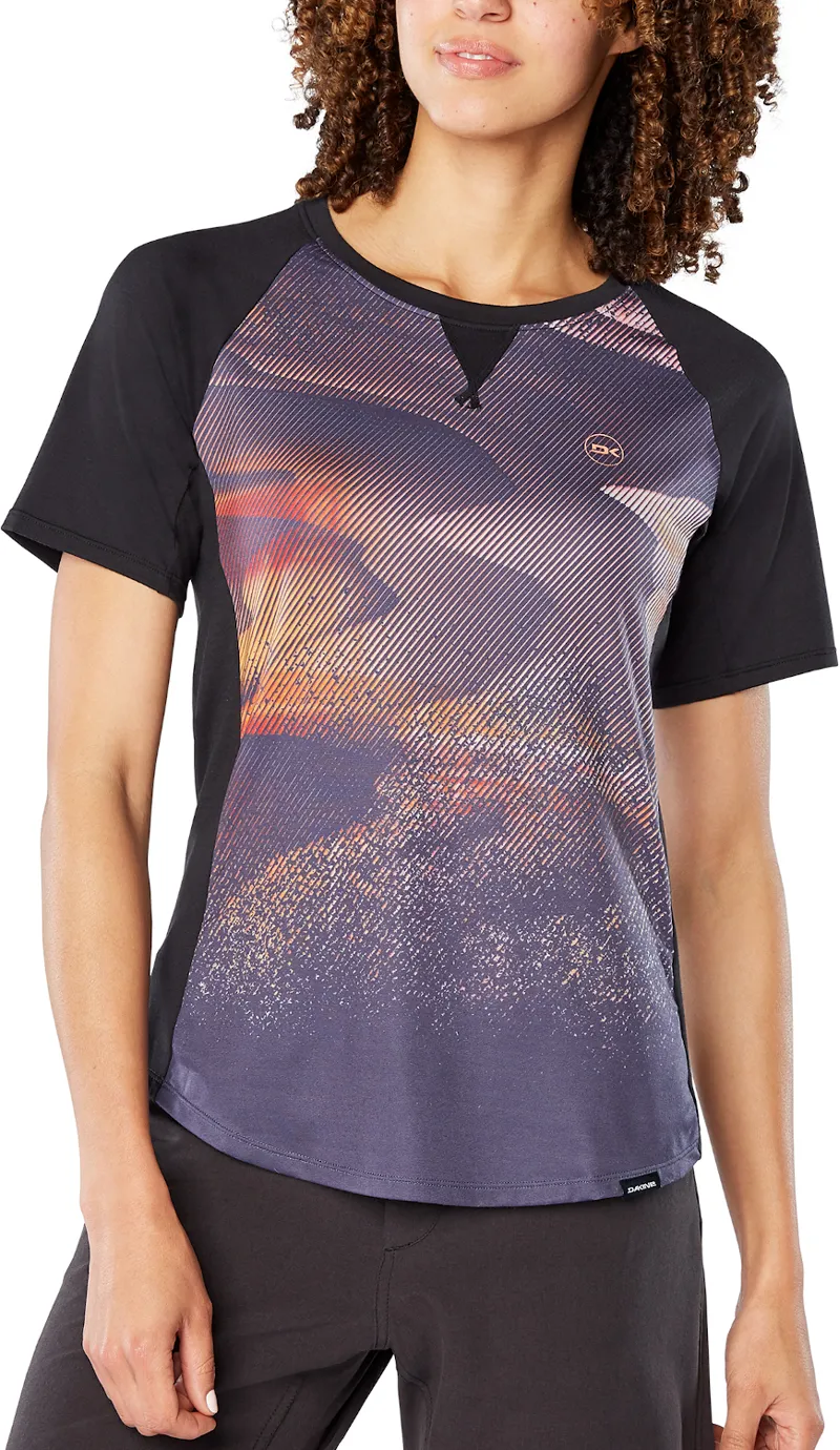 Dakine Xena Womens SS Jersey Electric Dune-2