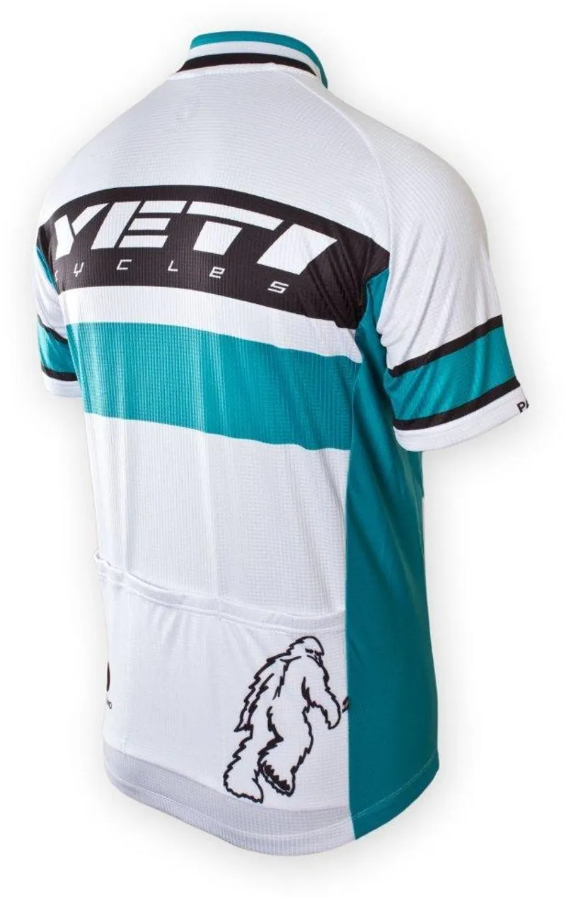 Yeti Racen XC SS Jersey White/Turquoise-1