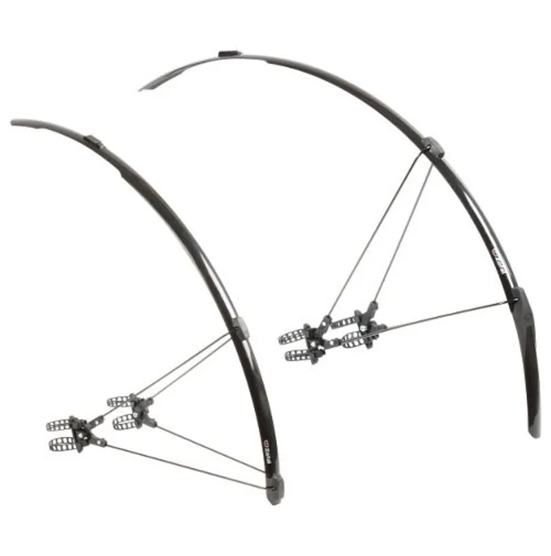 Zefal Shield R30 700c Mudguard Set Black-1