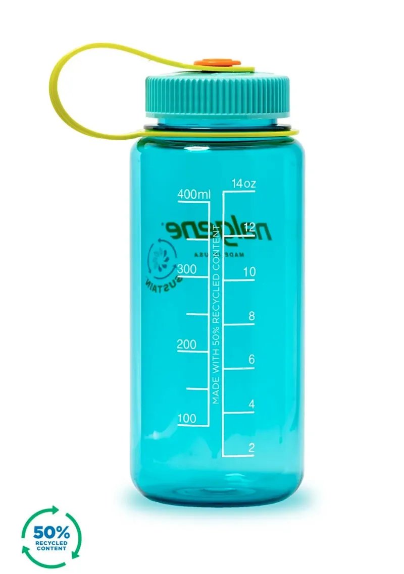 Nalgene Wide Mouth Sustain Tritan 50% Recycled 500ml Bottle Cerulean-1