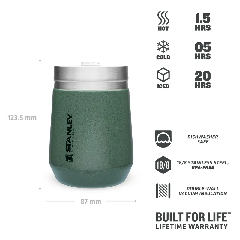 Stanley Go Everyday Insulated Tumbler 0.29L Hammertone Green-2